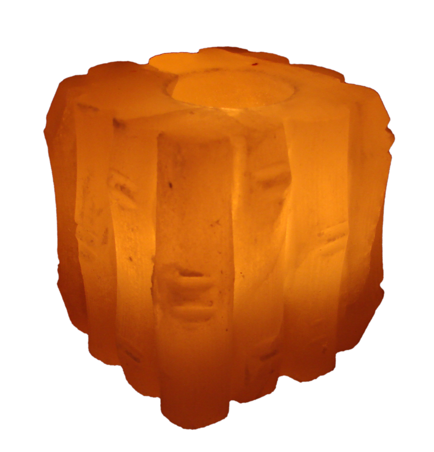 Salt Bamboo Candle Square