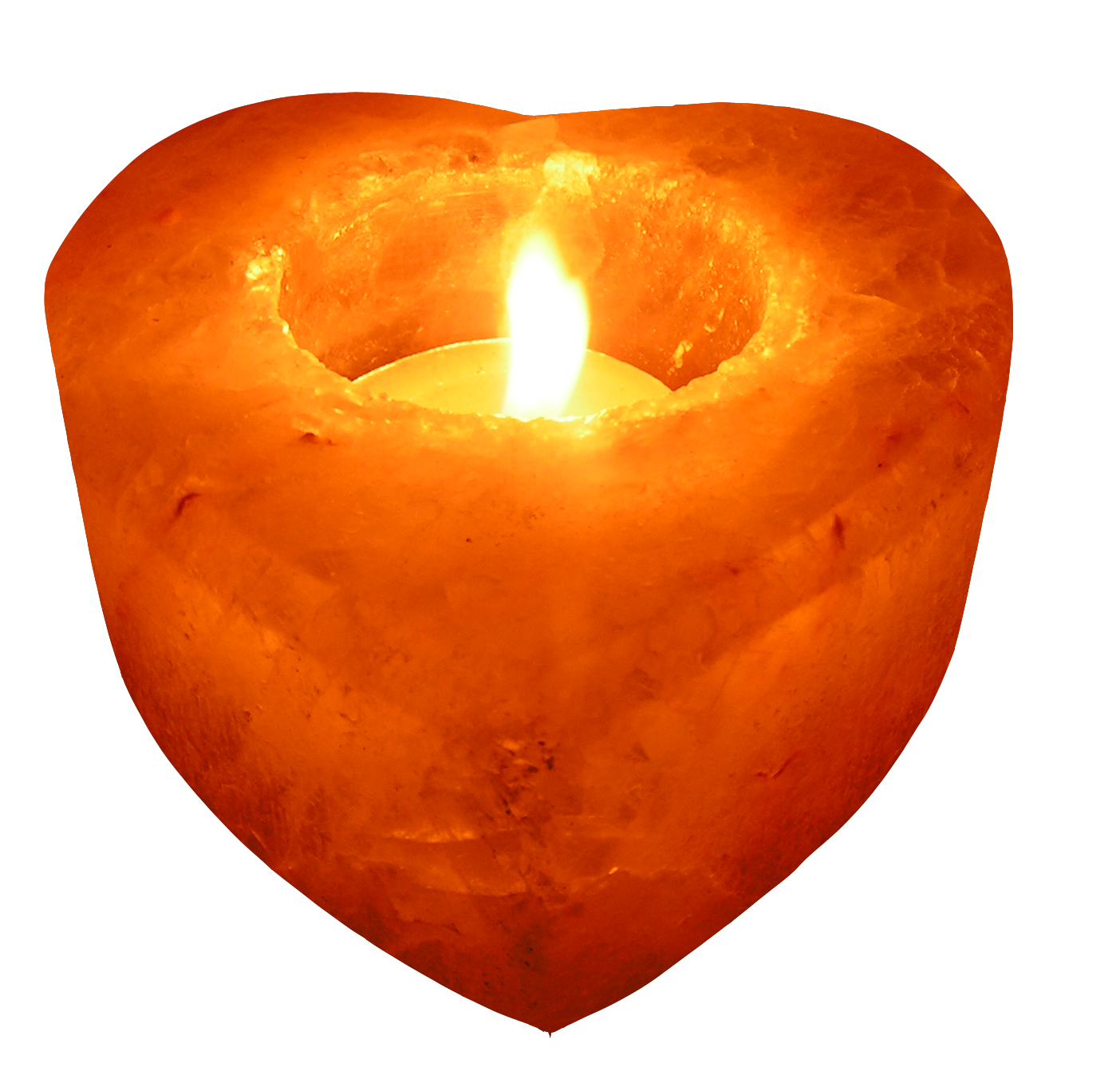 Salt Heart Candle