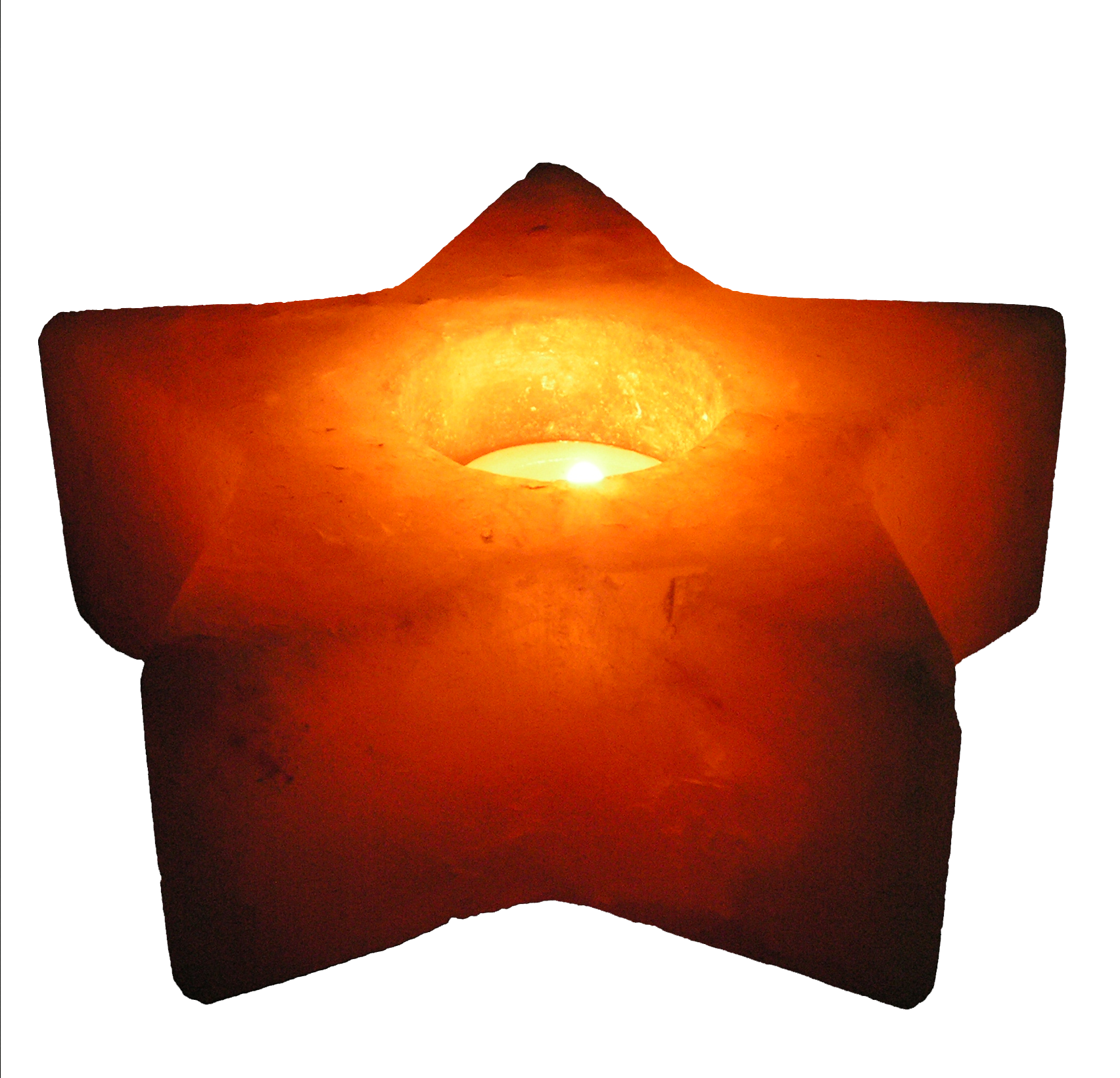 Salt Star Candle