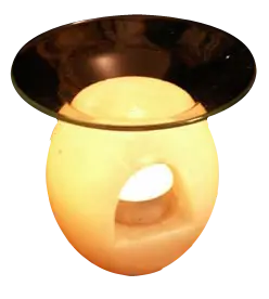Salt Drum Candle Burner