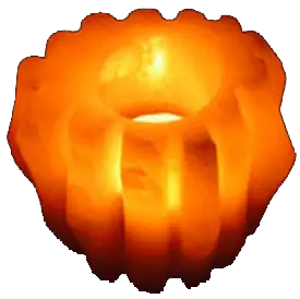 Salt Bamboo Candle Round