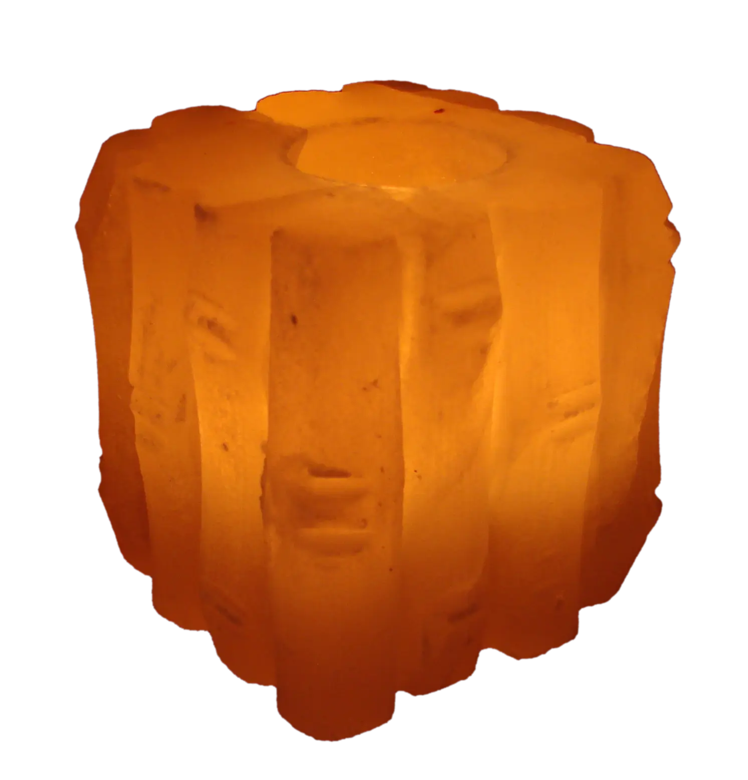 Salt Bamboo Candle Square