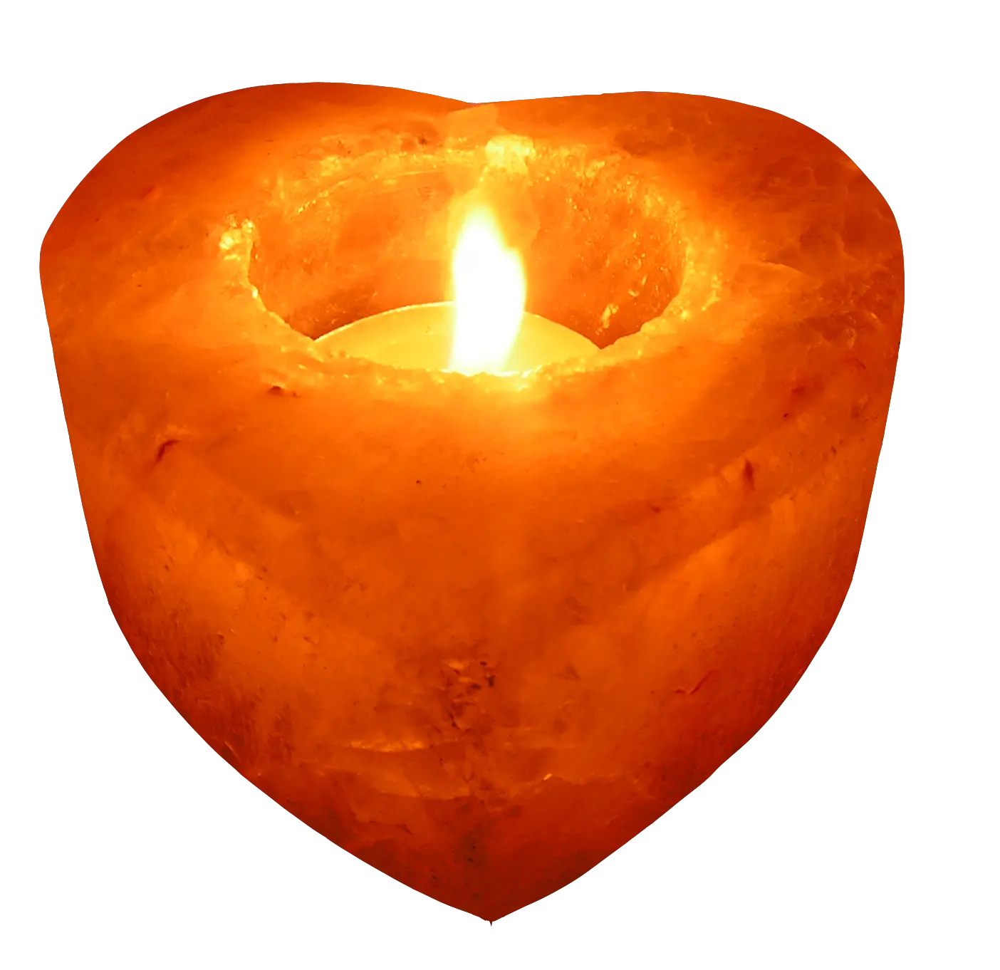 Salt Heart Candle