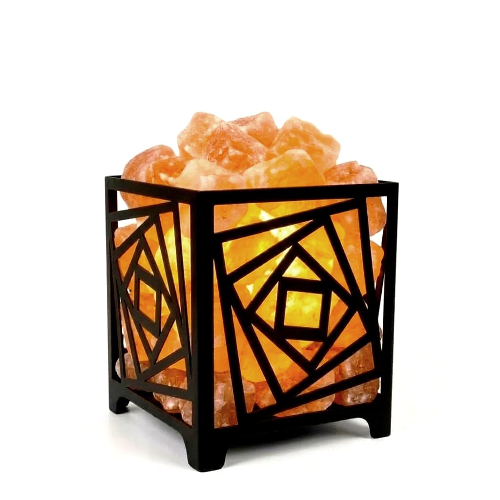 Metal Square Basket Geometric